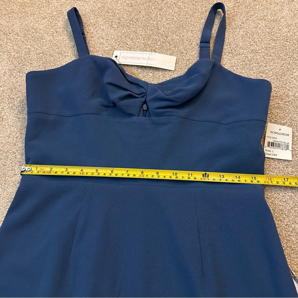 NWT Dress The Population Eve Twist Front Sweetheart Sheath Dress Size Large - Picture 8 of 8